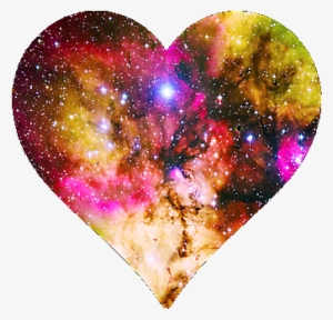 Galaxy Heart With Transparent Transparent Tumblr Galaxy - Galaxy Heart Transparent Background