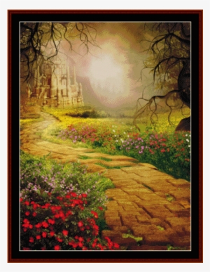 Fantasy Cross Stitch Pattern By Cross Stitch Collectibles - Fairytale Background