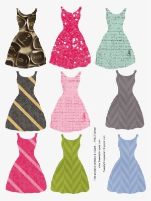 Dress Printables And - Printable Clothes Clipart