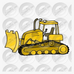 Construction Clipart Bulldozer - Construction