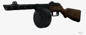 Ppsh-41 Smg W/ 71rd Drum By Sadow1213 On Deviantart - Ppsh Cod Ww2 Png