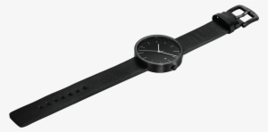 Break Leather Strap Black - Analog Watch