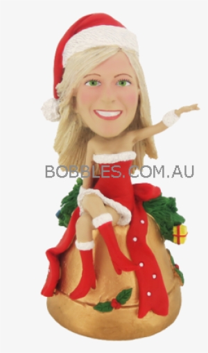 Sexy Christmas Girl Bobble Head - Christmas Day