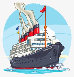 Cruise Cartoon Png - Cruise Ship Cartoon Png