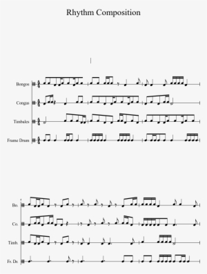 Rhythm Composition Sheet Music 1 Of 2 Pages - Document