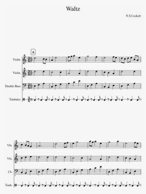 waltz sheet music composed by n - don t you forget about me bass