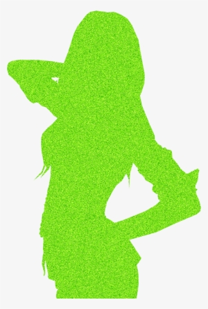 Silueta Avril Lavigne Con Glitter Verde By Abbeydenith-d59bjrs - Avril Lavigne Silhouette