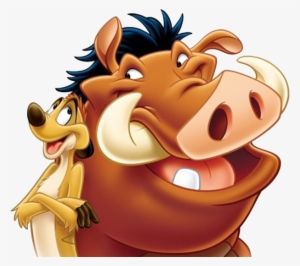Timon And Pumbaa Looking Happy - Timon And Pumbaa Png