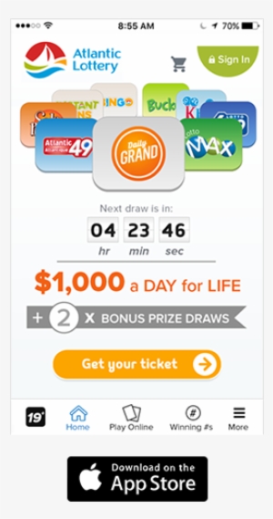 App Store - Atlantic Lottery App
