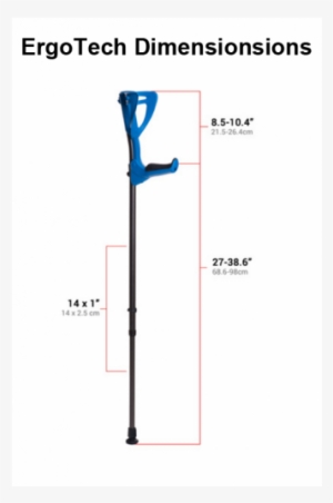 Ergotech Elbow Crutches - Ergotech Forearm Crutches White 215-09 Forearm Crutches