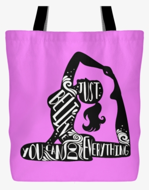 Lady Silhouette 1 Tote - Funny Health And Exercise Quotes