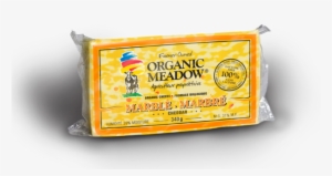 Marble Cheddar Cheese - Organic Meadow 31% M.f. Medium Cheddar Organic Cheese