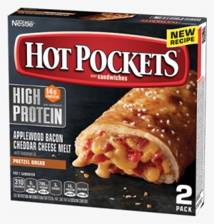 High Protein Applewood Bacon Cheddar Melt - High Protein Hot Pocket