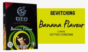 Ozo For Men Condoms Banana Flavour - Man