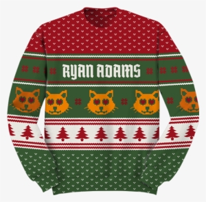 It's Christmas In February With The Ryan Adams Cat - Sweater