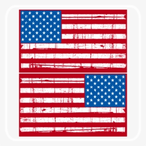 American Flag Distressed - Trump Coloring Flag Wrong