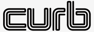 Curb Logo Black On White Giant