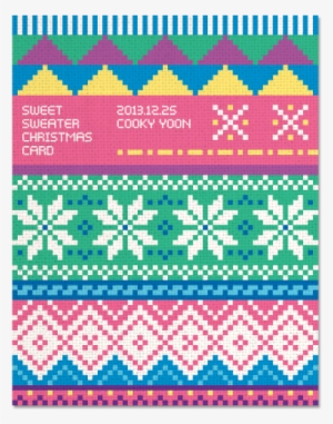 Flexible Knitting - Sweater With Santa And His Deers Queen Duvet
