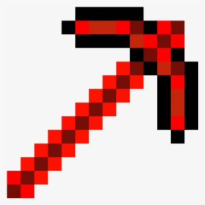 Redstone Pickaxe - Minecraft Copper Pickaxe