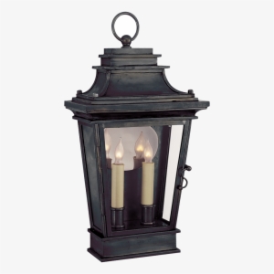 Club Door Lantern In Bronze - Visual Comfort E. F. Chapman Club Door Lantern