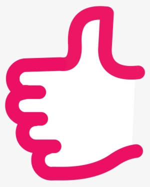 Open - Small Thumbs Up Png