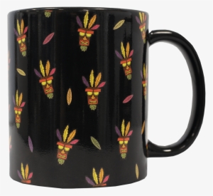Crash Bandicoot Trilogy Merchandise Aku Aku Pattern - Aku Aku Mug