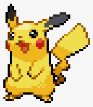 Pikachu Pokemon Pikachu Pixel Sticker Freetoedit - Female Pikachu Sprite Gif