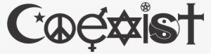 This Free Icons Png Design Of Coexist Plain