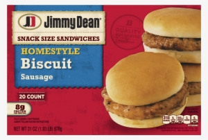 Jimmy Dean® Snack Size Sausage Biscuit Sandwiches, - Jimmy Dean Blueberry Biscuit