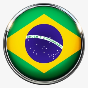 Brazil Flag Circle Colorful Color 1524451 - Brazil Flag