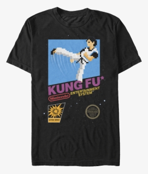 Cartridge Art Kung Fu T-shirt - Kung Fu Nintendo