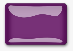 Purple Glossy Rectangle Button Clip Art At Clker - Glossy Purple