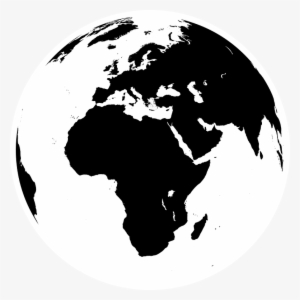 Hassle Free Returns - World Globe Black And White