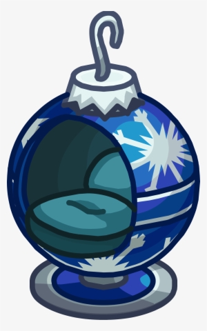 Blue Ornament Chair - Club Penguin Ids Chairs