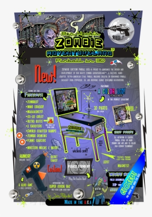 Sweet New Details On Ben Heck's Zombie Adventureland - Flyer