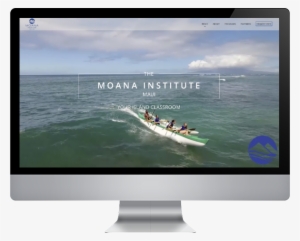 Online Shop Moana High School Maui Web Design - Apple Computer Screen