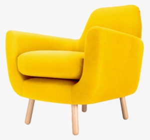 jonah yellow armchair - yellow armchair