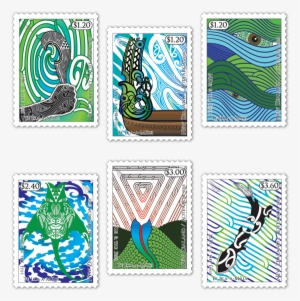 Maui And The Fish - Christmas Stamps