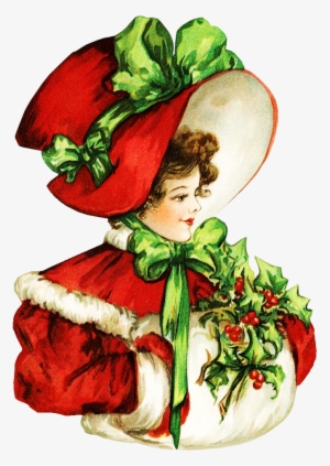 Victorian Die Cut - Victorian Christmas Clip Art