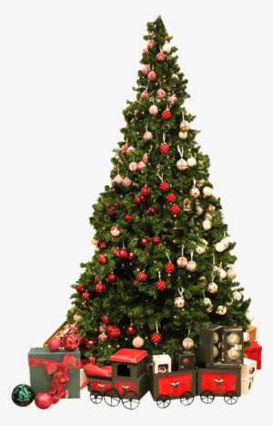 Christmas Tree Vintage Train - Christmas Tree And Gift Transparent