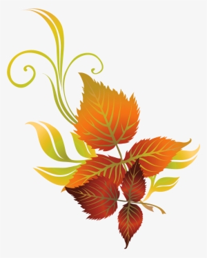 Fall Leaves Deco Png Clipart Picture - Fall Png