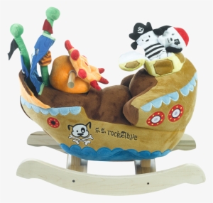 Ahoy Doggie Pirate Ship Rocker - Rockabye Transparent PNG - 1450x1450 ...