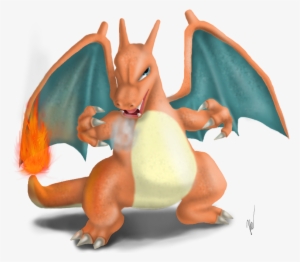 Charizard By Emilykiwi On Deviantart Banner Freeuse - Charizard 3d Model Png