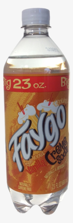 Faygo Creme Soda, Vanilla - 24 Fl Oz