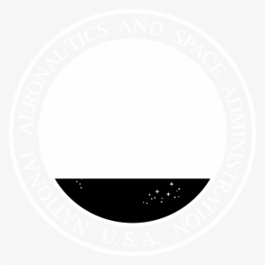 Nasa Logo Black And White - Circle