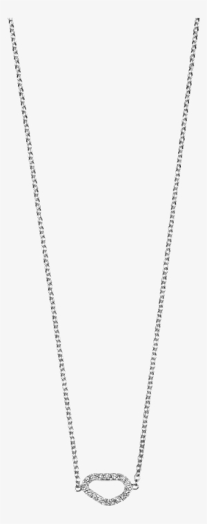 White Gold White Diamond Wave Necklace €1199 - Necklace