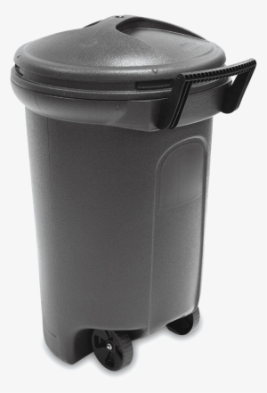 Trash Can Png Download Image - Garbage Can With Wheels