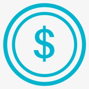 Rental Automatically Bills - Light Blue Dollar Sign