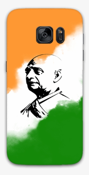 Sardar With Indian Tricolor Galaxy S7 Edge Mobile Back - Mobile Phone