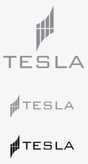Tesla Logo Design - Black-and-white